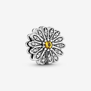 Pandora Reflexions Sparkling Pave Daisy Clip Charm